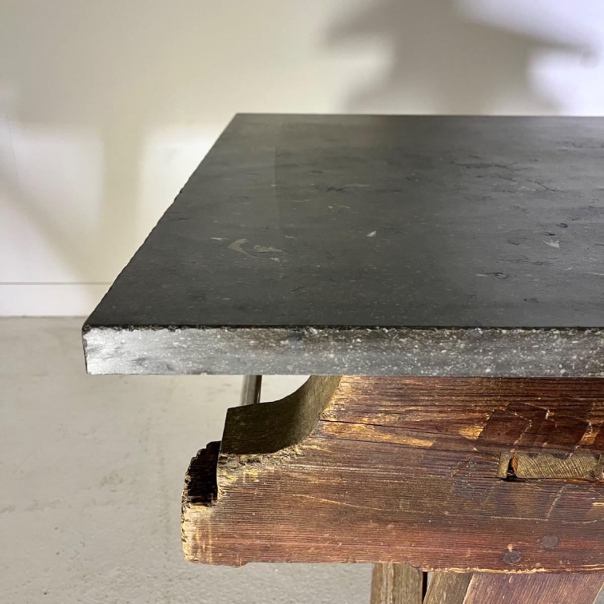 French 1880 Workshop table 