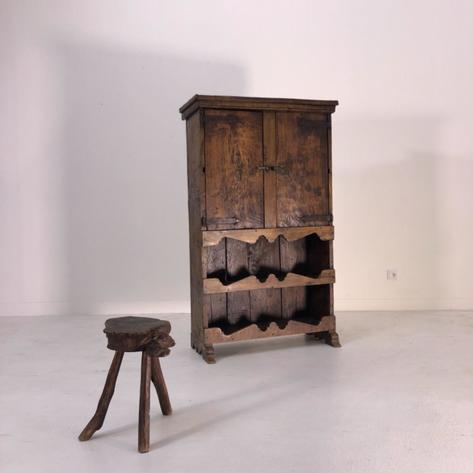 French 19 th primitive cabinet 