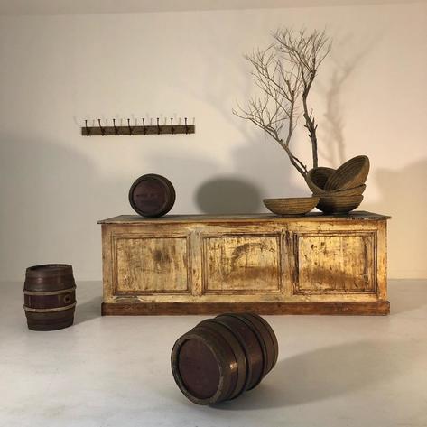 French 19 th shop counter 