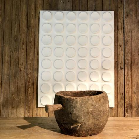 French 1900 wooden mortar