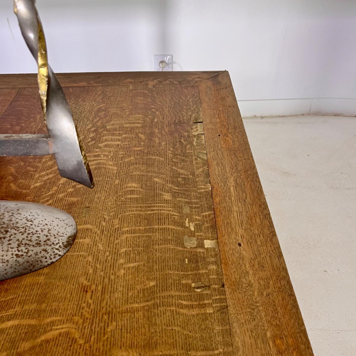 French 1940 low display shop table 