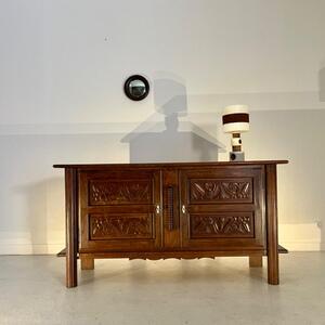 French 1940 oak sideboard 