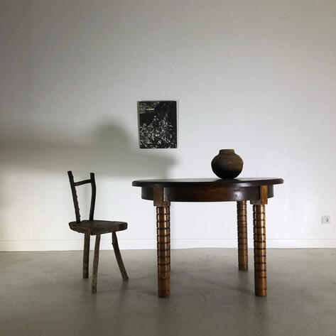 French 1940 round table 