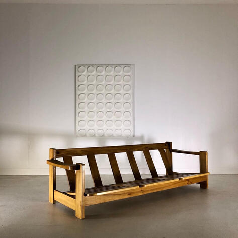 French 1960 modern sofa