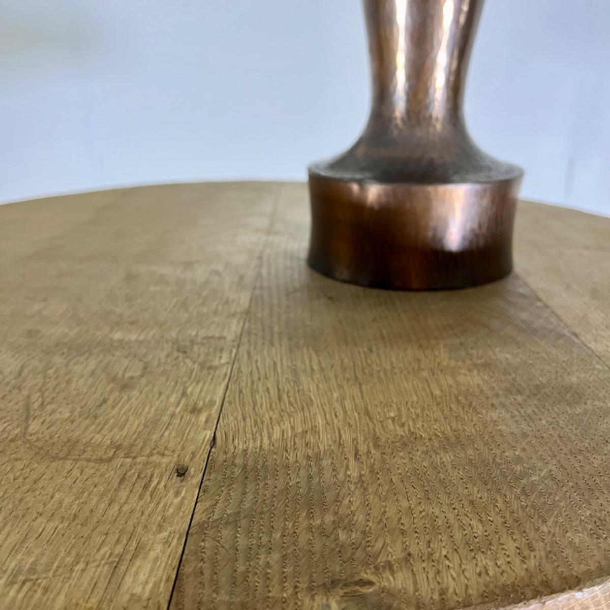 French 1960 pedestal table 
