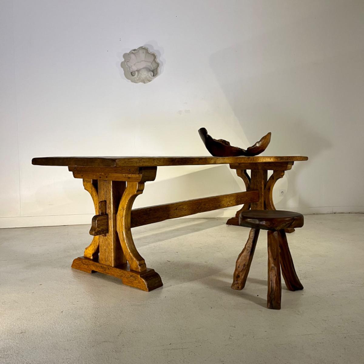 French oak farm table 