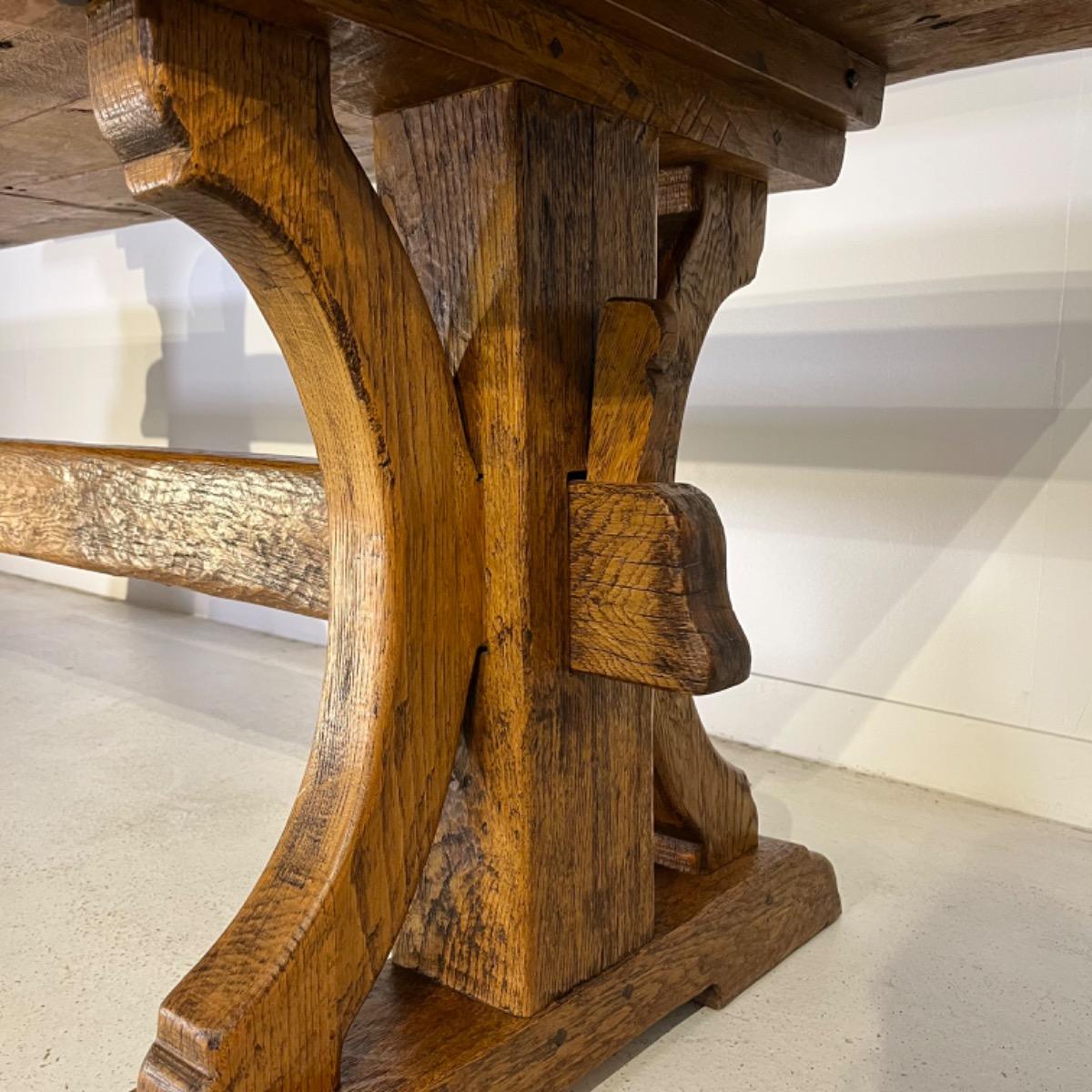 French oak farm table 