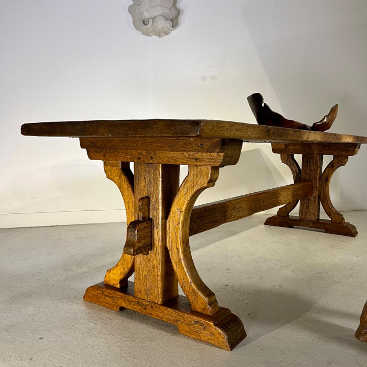 French oak farm table 