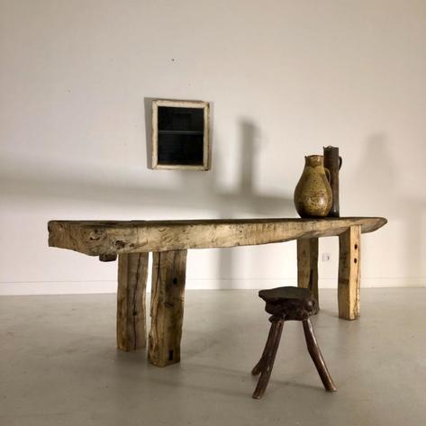 French primitive console table