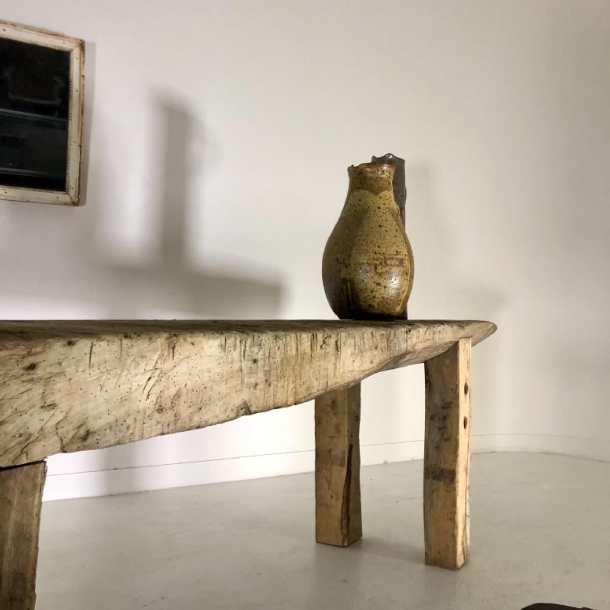 French primitive console table