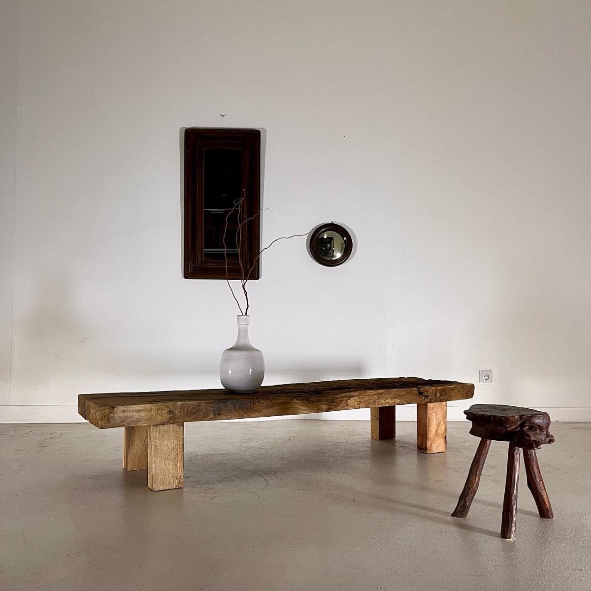 French primitive low table 