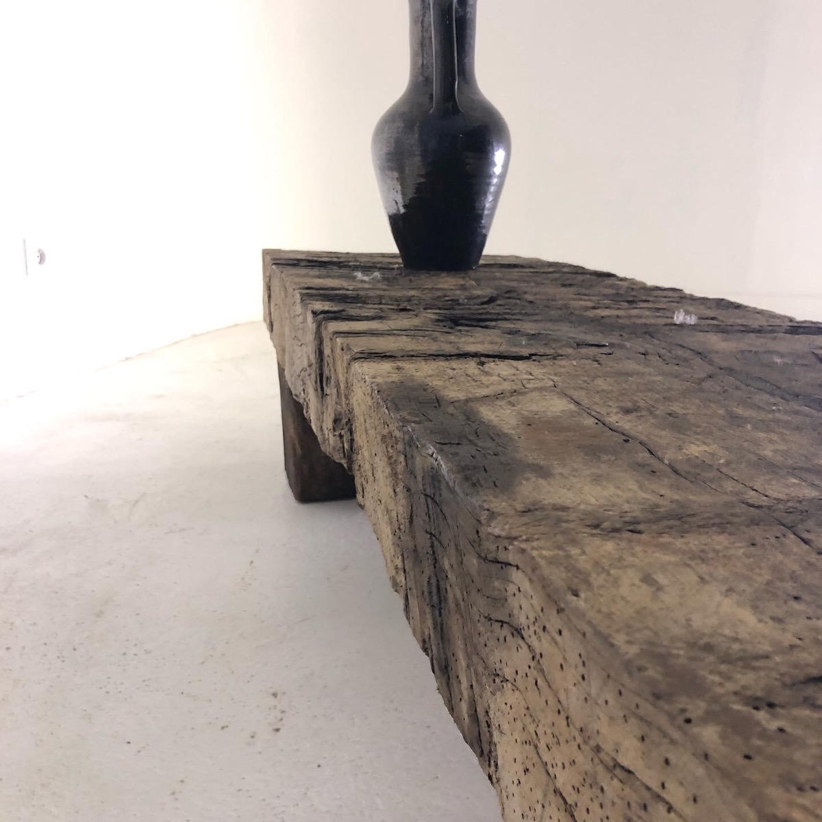 French primitive low table 