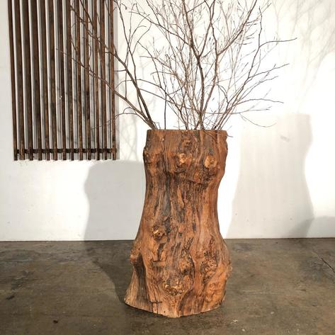 French primitive wooden planter