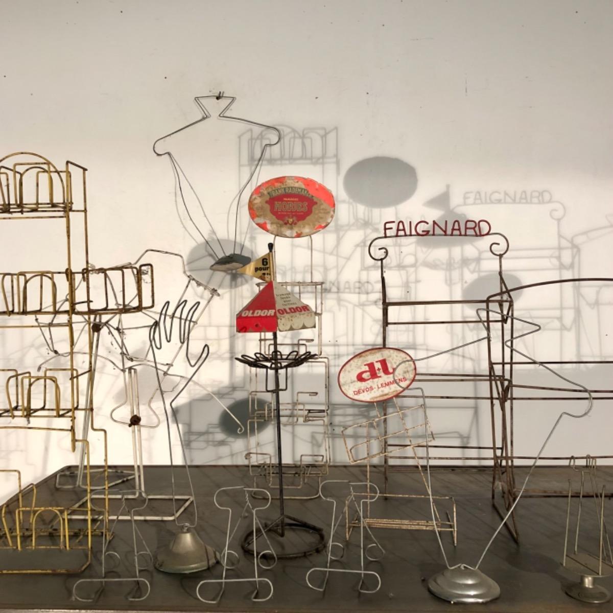 Grocery store advertising display set