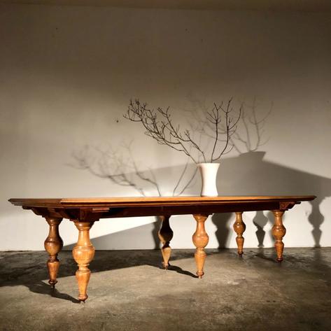 Large 1880 library table 