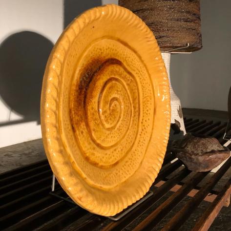 Large 1920 ceramic dish 