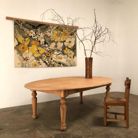 Large 1930 oval table