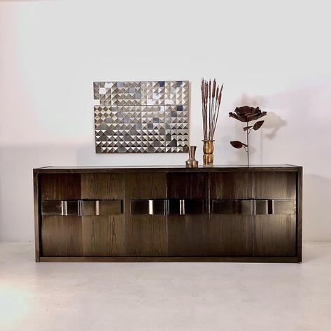 Large 1970 graphic sideboard 