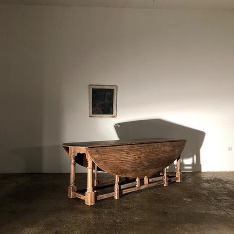 Large country folding table