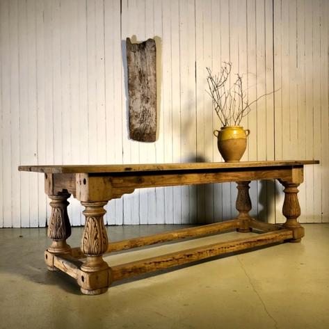 Large French 19 th console table