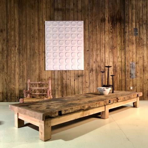 Large primitive coffee table