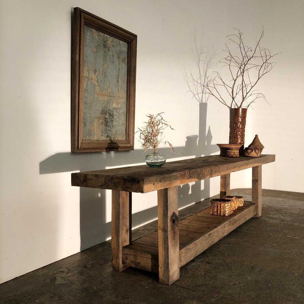 Large primitive console circa 1900