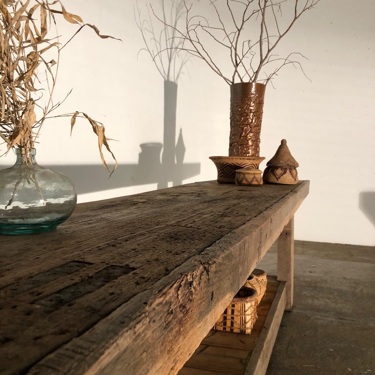 Large primitive console circa 1900