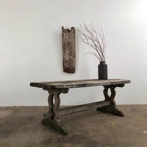Oak primitive table 