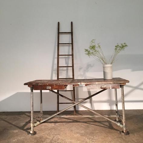 Original 1950 painted work table