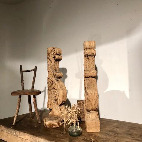 Pair of 19 th architectural elements 