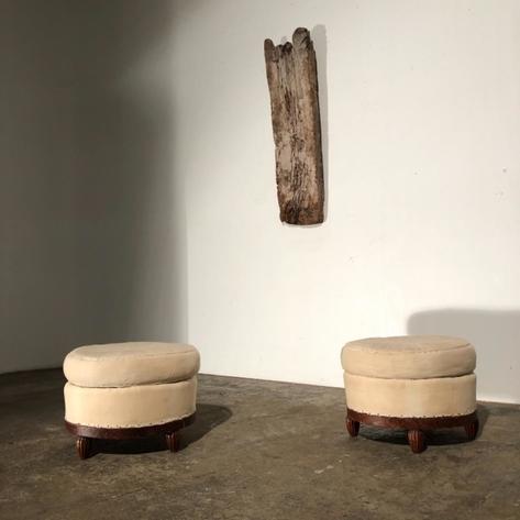 Pair of 1920 stools 