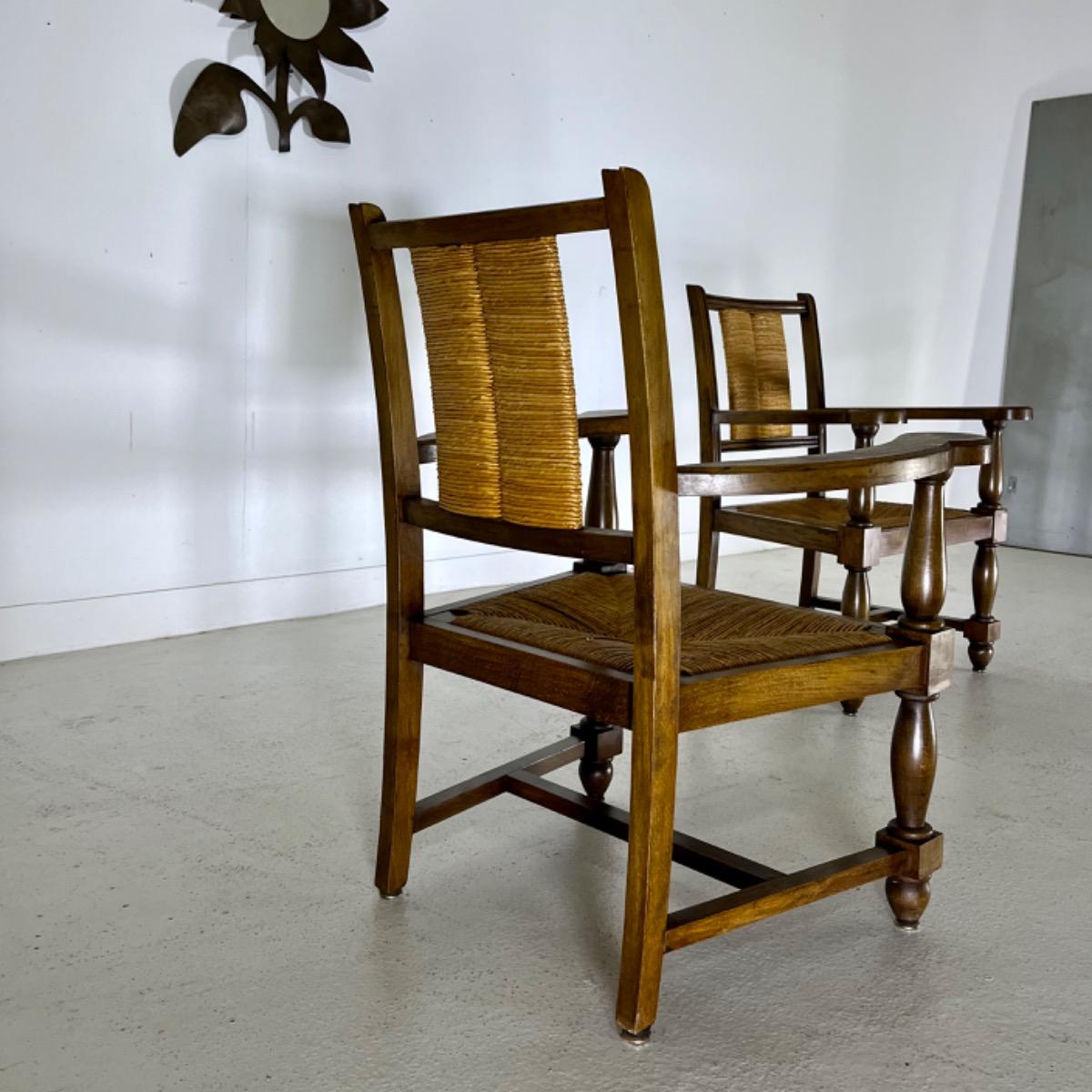 Pair of 1950 armchairs 