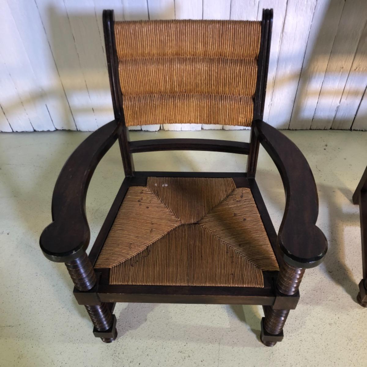 Pair of 1950 armchairs 