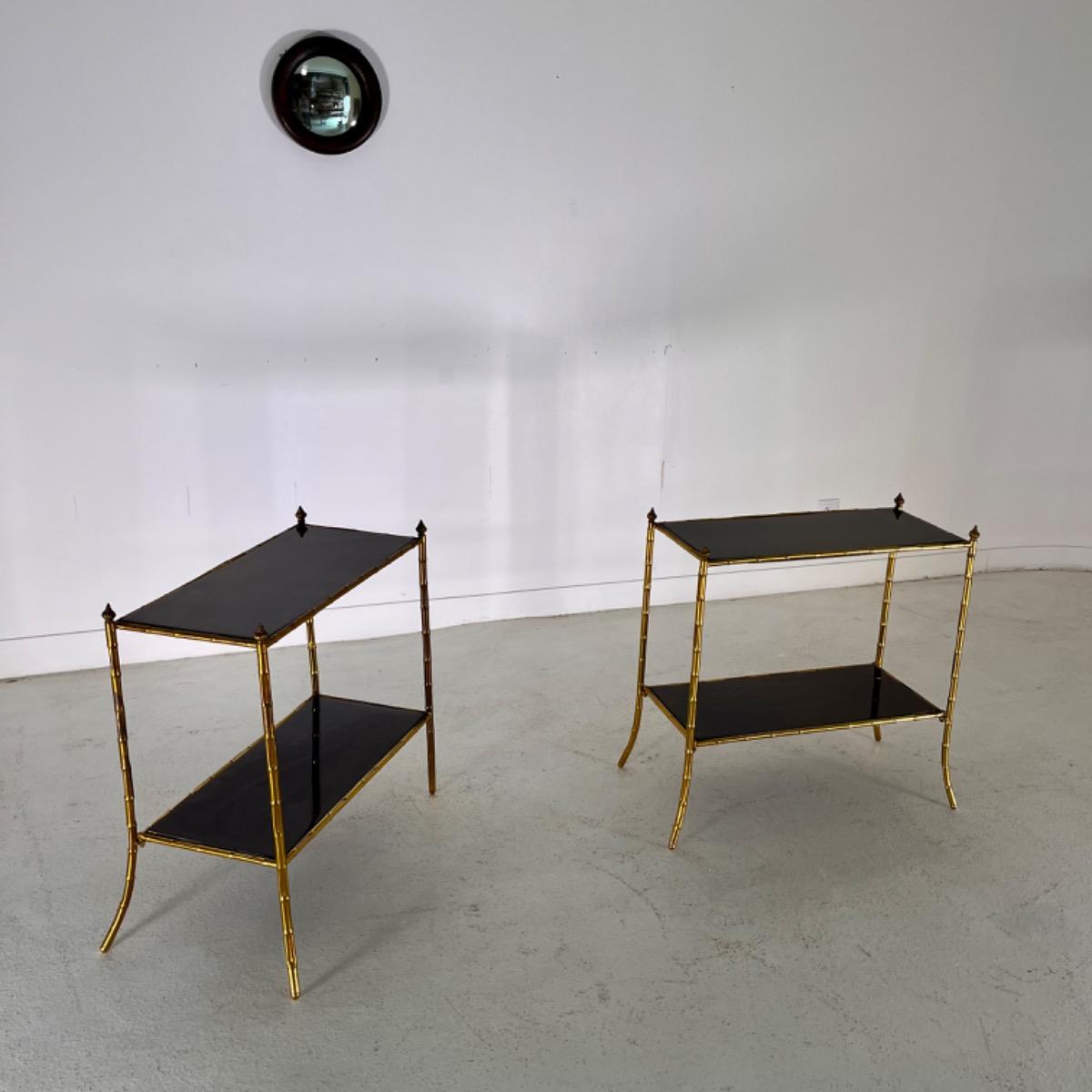 Pair of 1960 side tables 