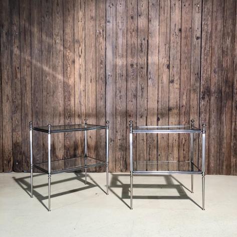 Pair of 1960 side tables 