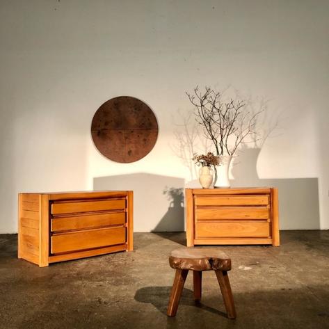 Pair of 1970 chest of drawers 