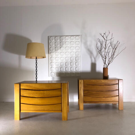 Pair of 1970 chest of drawers 