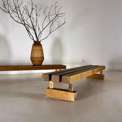 Pair of 1970 low tables 