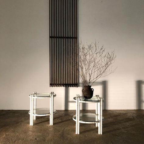 Pair of 1970 side tables