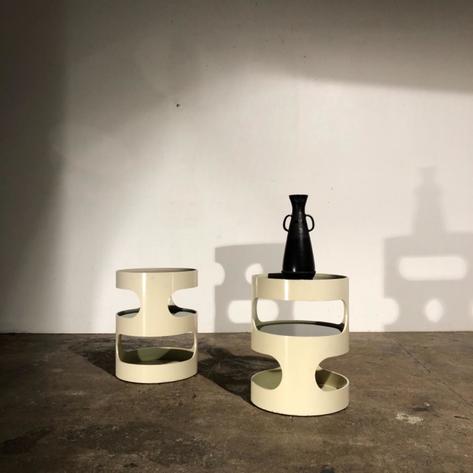 Pair of 1970 side tables 