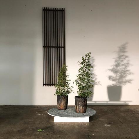 Pair of fondery crucibles