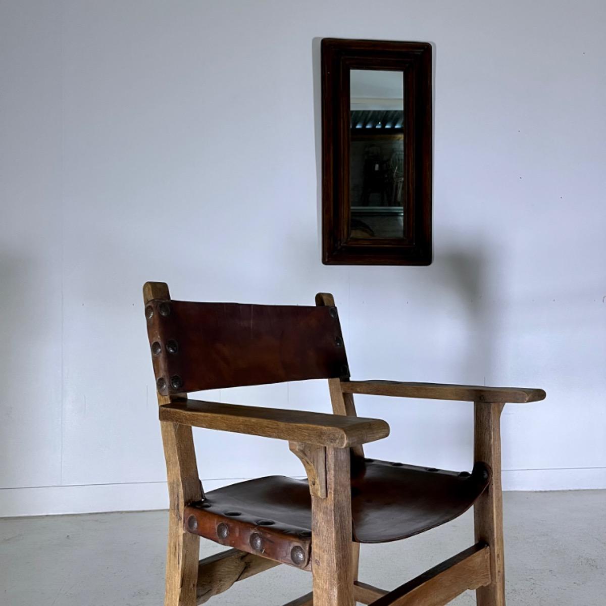 Pair of French 19 th Spanish style armchairs 