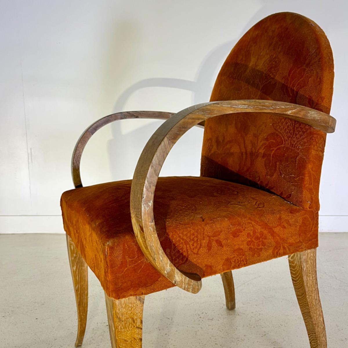 Pair of French 1940 bridge chairs 