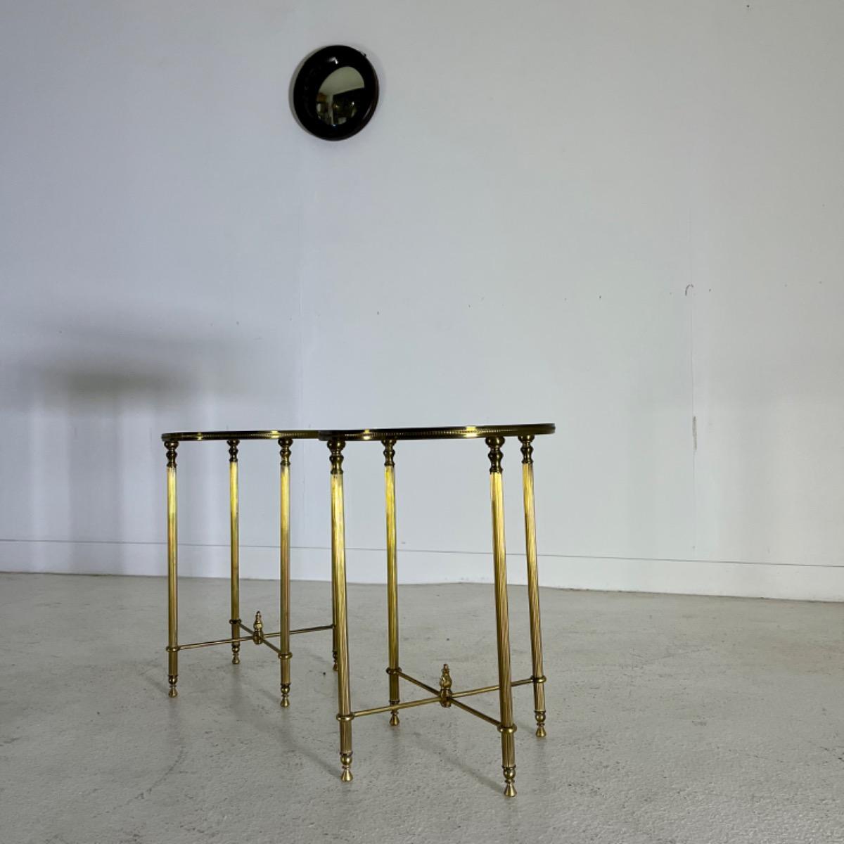 Pair of French 1960 side tables 
