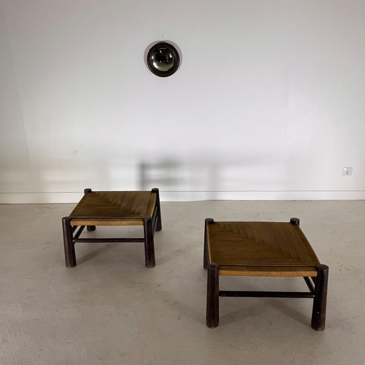 Pair of large 1940 stools 