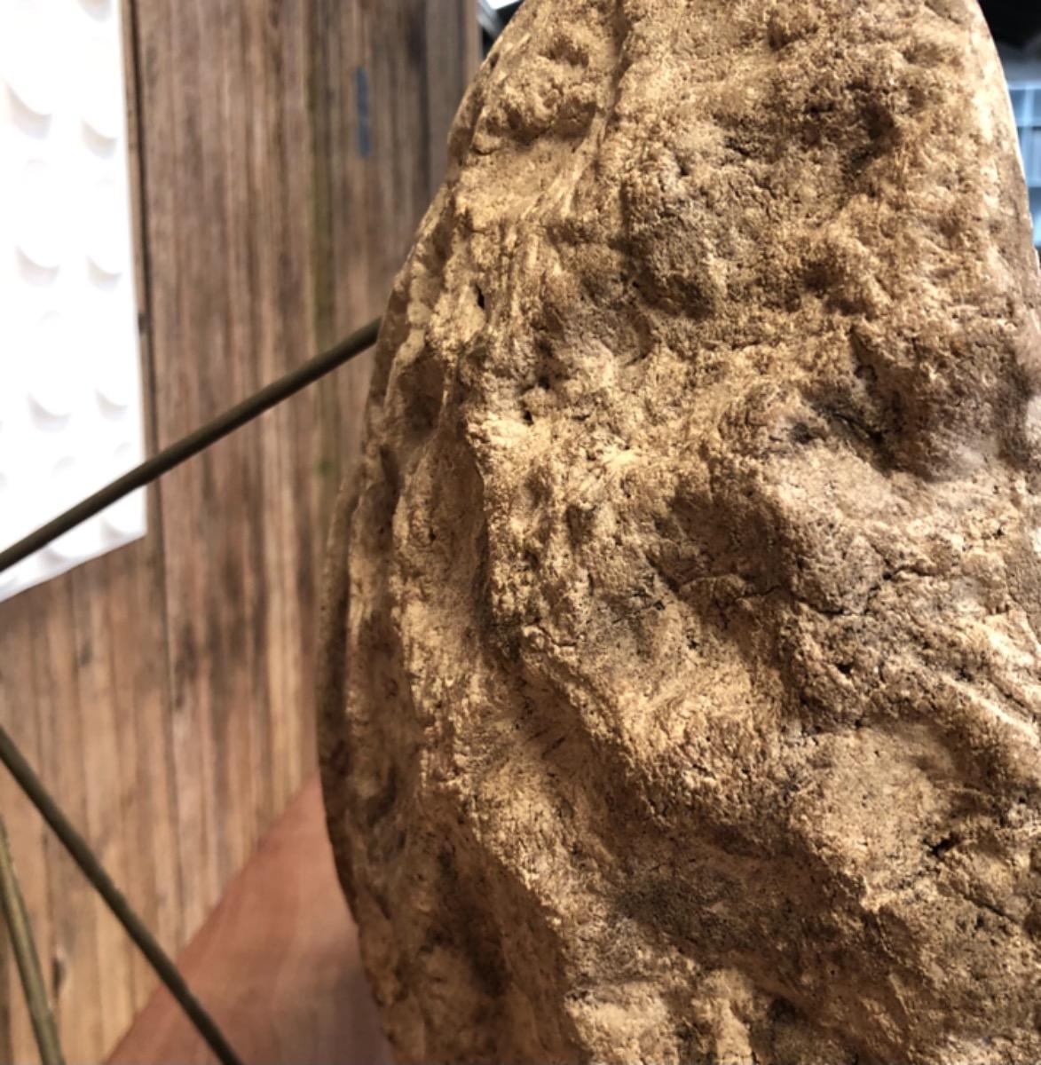 Primitive decorative plaster dish 