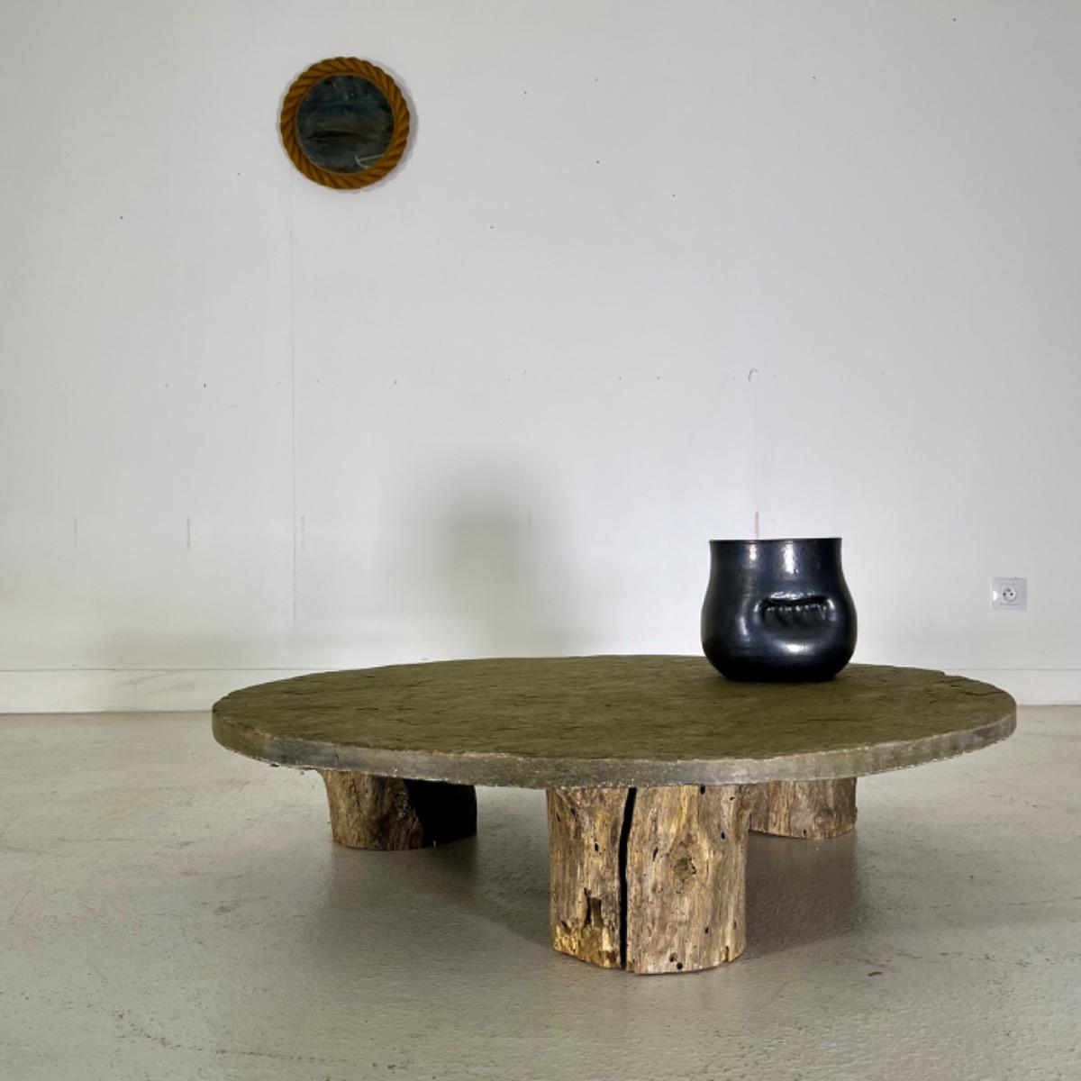 Primitive low coffee table 