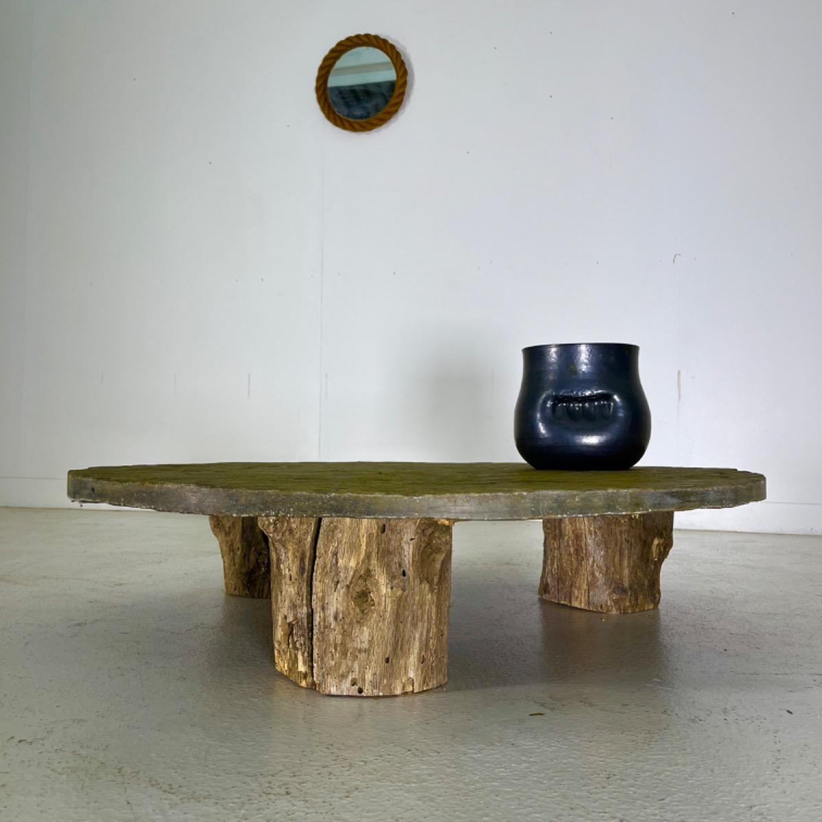 Primitive low coffee table 