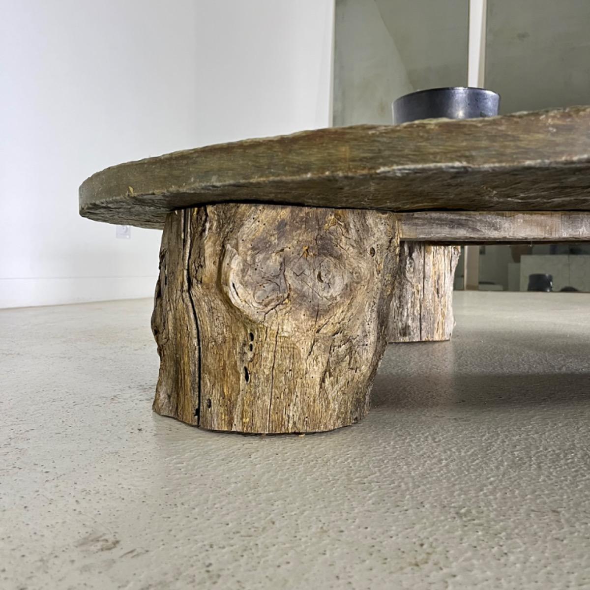 Primitive low coffee table 