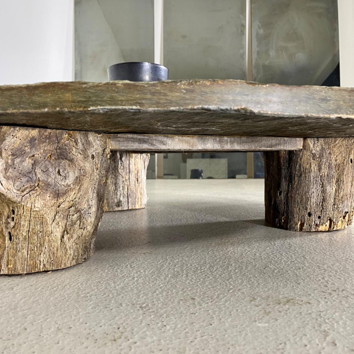 Primitive low coffee table 